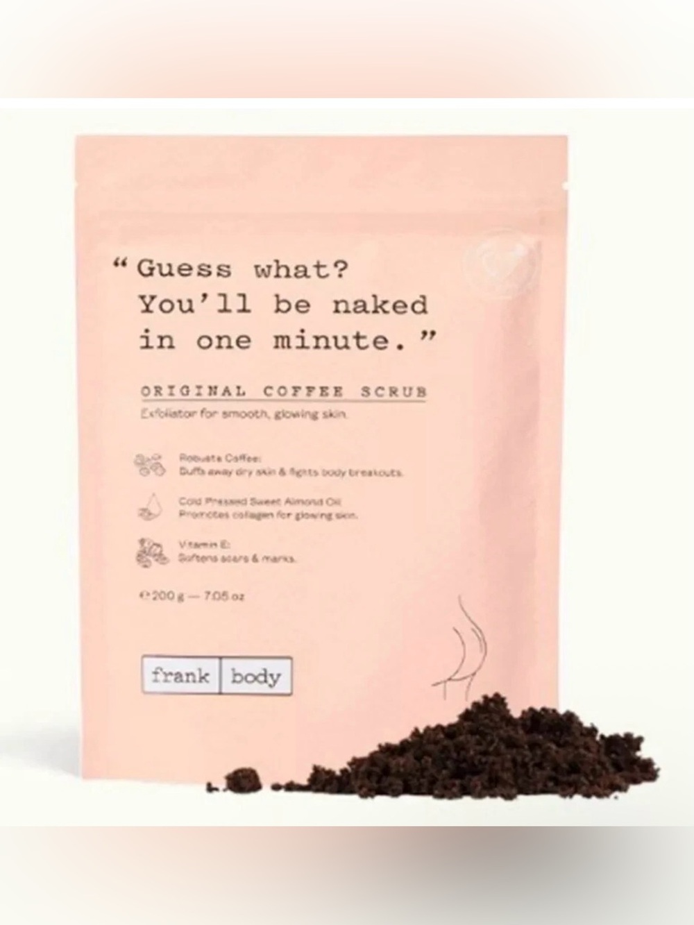 Frank Body Original Coffee Scrub Natural Exfoliator